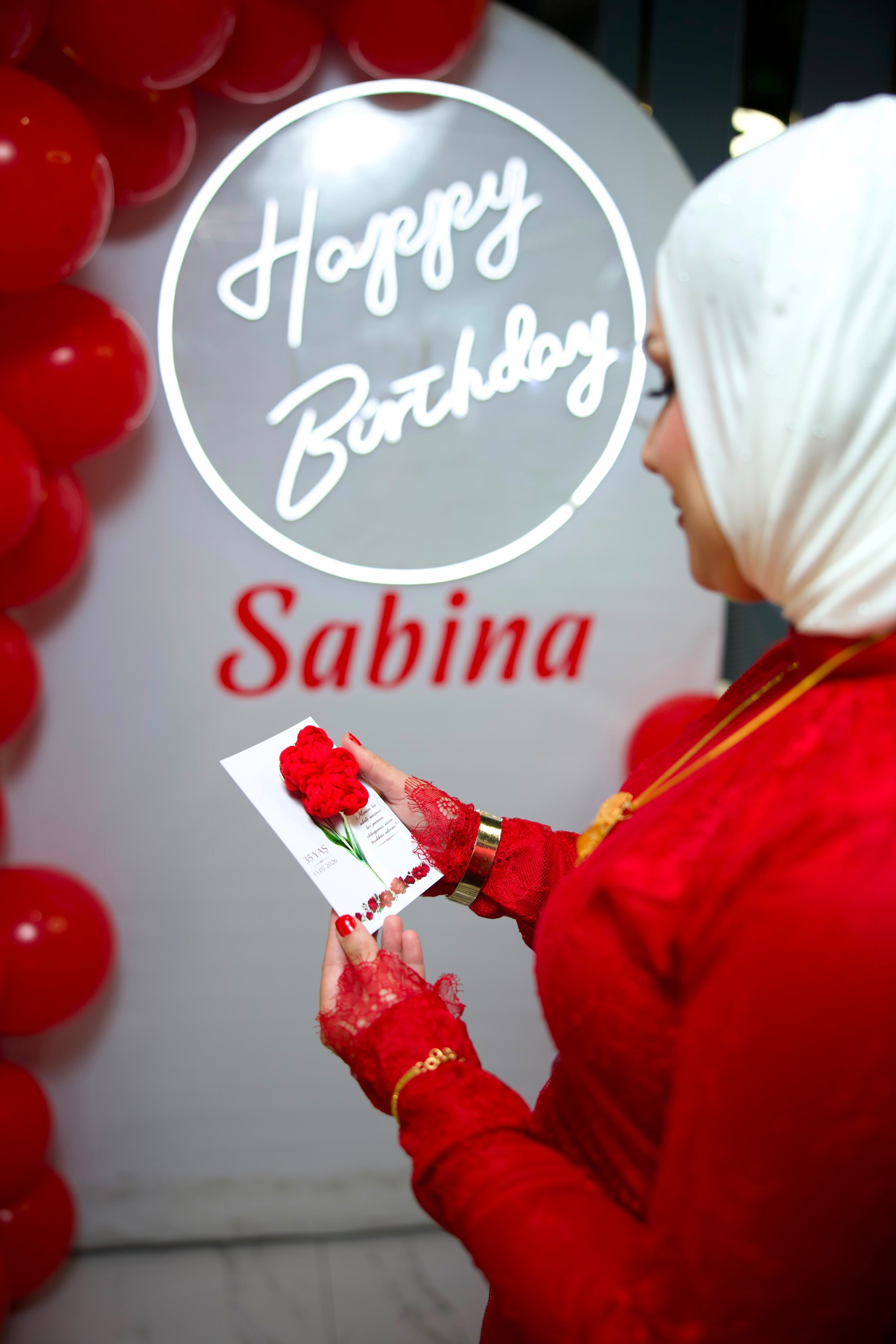 Ad günü dekoru Sabina xanım